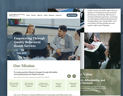 ABC Counseling - Website Design