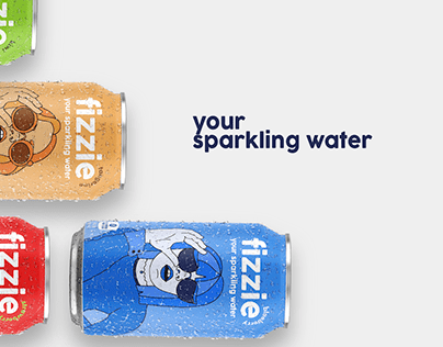 Fizzie Sparking Water Branding