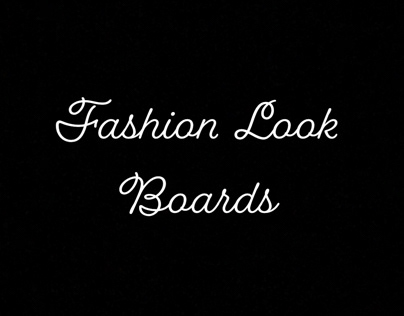 Fashion look/style boards