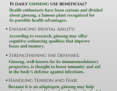 Is daily ginseng use beneficial?
