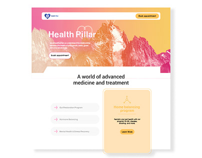 Landing Page For Health Pillar (DUBAI)