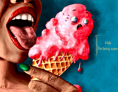 Unhappy ice cream