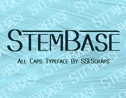 Stembase Free Commercial All Caps Typeface