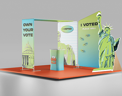 Trade Show Voting Campaign (w/ cardboard cutout)