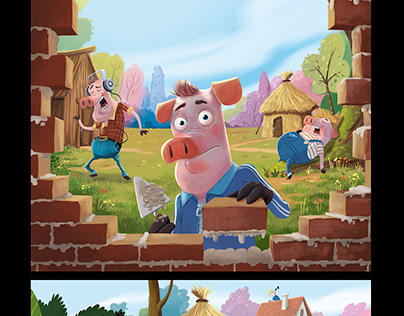 THREE LITTLE PIGS (Children's comic)