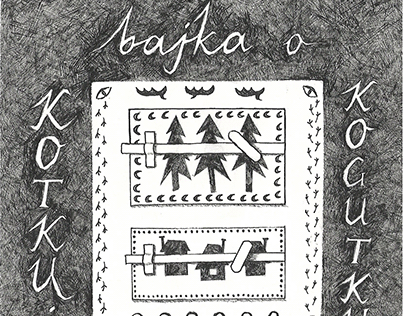 "Bajka o Kotku i Kogutku" - ilustracje