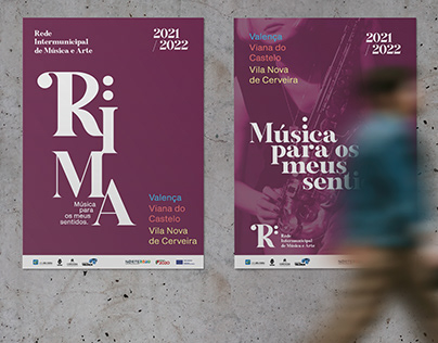 RIMA - Rede Intermunicipal de Música e Arte | Branding