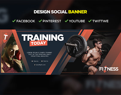design Facebook cover, Pinterest, and YouTube banner