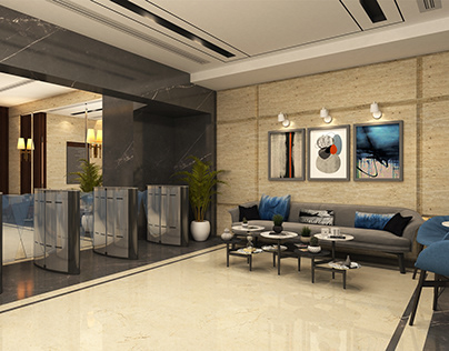 Marina View Ground Floor Reception and Lift Lobby