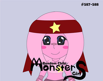 587-588 Random Chibi monster girl