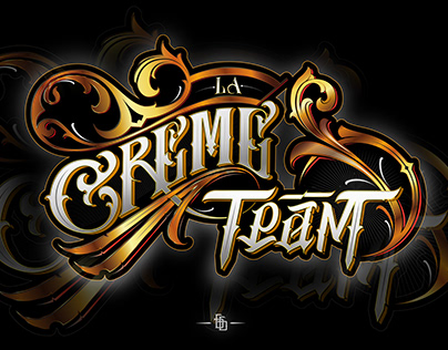 LETTERING ORNAMENTAL · La Creme Team ·MC·