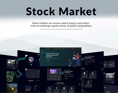 Stock Market Website Ui Design