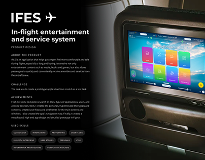In-Flight Entertainment & Service System