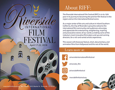 Riverside International Film Festival Design