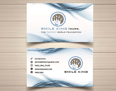 King Smile Tours _ logo _ cards design