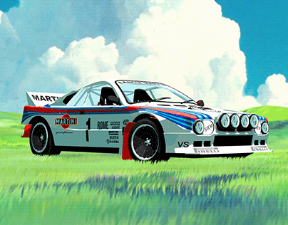 Lancia 037 - Toon Shade