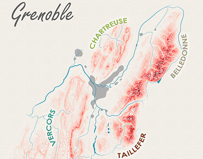 The 4 mountain ranges of Grenoble
