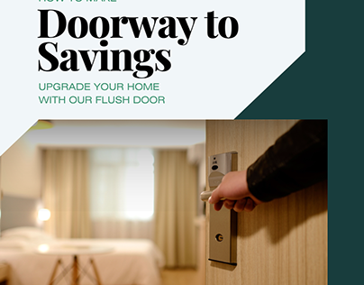 Doorway to Savings Upgrade with Our Flush Door