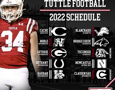 Tuttle Football Schedule 2022