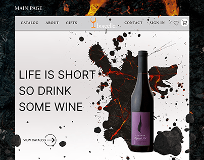 Wine Company Concept Design (inspired Design)