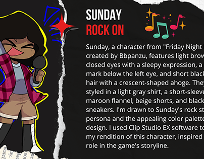 Sunday Rock On - Character Design