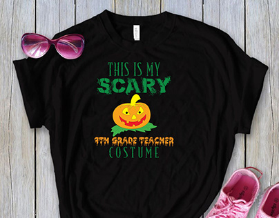 This is The Scary 9th Grade Teacher Costume T-Shirt
