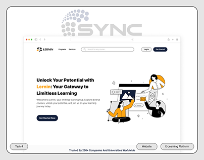 E-Learning Platform | Task 4 | SYNC INTERN'S