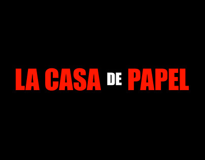 LA CASA DE PAPEL, title sequence