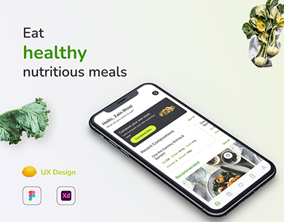 Healthy Nutrition App UI/UX Design