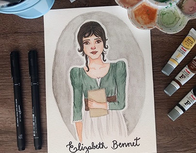 Elizabeth Bennet - Orgulho e Preconceito, Jane Austen.