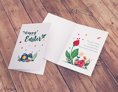 Easter greeting cards. Vector illustration.
