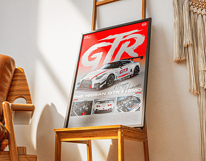 Nissan GTR Nismo 2018 Poster