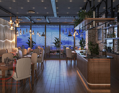 Restaurant Interior Visualization