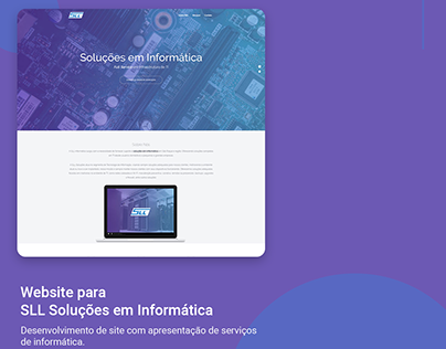 Website para SLL Soluções em Informática
