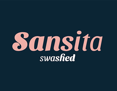 Composición Tipográfica Sansita Swashed