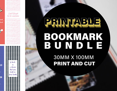 Printable Bookmark Bundle