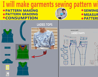 Digital Sewing Pattern- Pattern Making- Pattern
