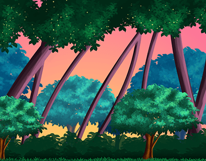 Magical Forest (Background for Game Jam Cyprus 2024)