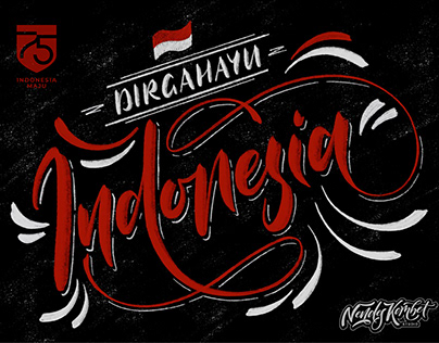 Happy Independence Day INDONESIA 75
