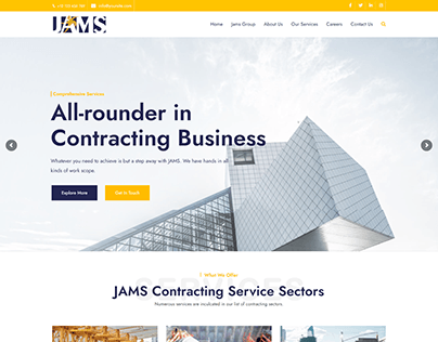 Jams Contracting - Web Development