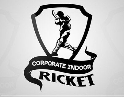 Corporate Indoor Cricket - logo + flyer