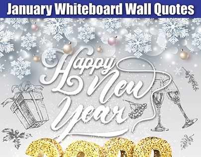 DRY ERASE WALL QUOTES FOR JANUARY 2022