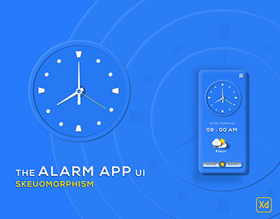 Alarm App | Skeuomorphism