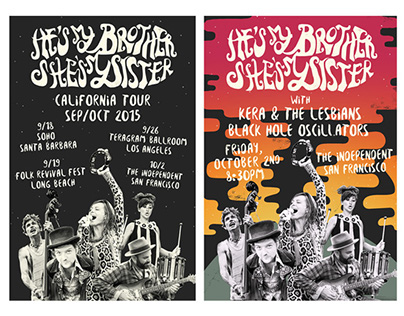 Poster - HMBSMS band California Tour 2015