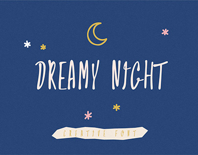 Dreamy Night font