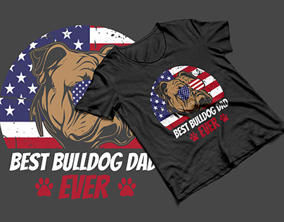 English Bulldog T-Shirt Design