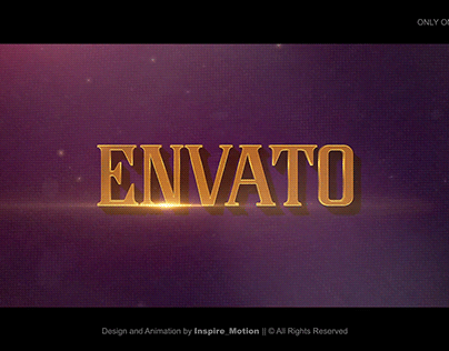 Gold Titles | Epical Trailer - After Effects Template