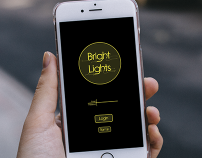 Mobile App created for Bright Lights