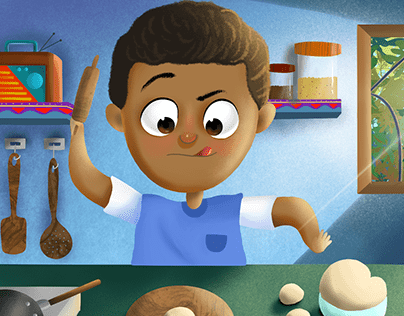 Project thumbnail - The shape of Roti - Children’s Book