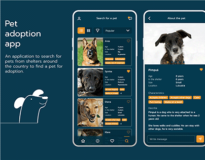 Pet adoption app